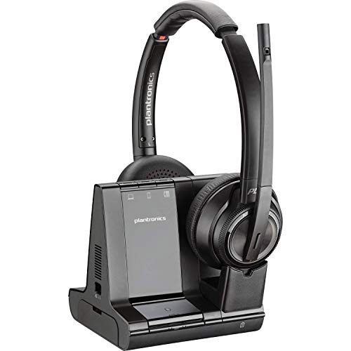 Plantronics Savi 8200 Series Wireless DECT Headset System (Renewed)