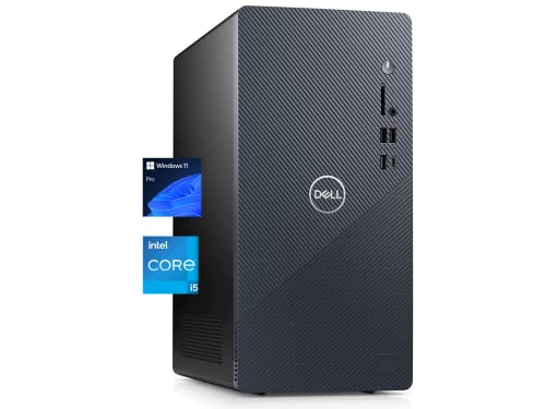 Dell Inspiron 3910 Business Desktop Computer, 12th Gen Intel Core i5-12400, Windows 11 Pro, 12GB RAM, 256GB SSD+1TB HDD, Intel UHD Graphics, Bluetooth, WiFi, Keyboard & Mouse,Mist Blue - New