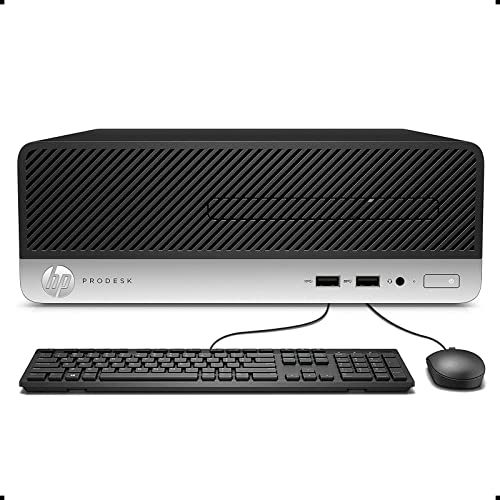 HP ProDesk 400 G5 SFF High Performance Business Desktop Computer, Intel Quad Core i3-8100 3.6GHz, 8G DDR4, 512G SSD, WiFi, BT, 4K Support, DP, VGA, Windows 10 Pro 64 English/Spanish/French(Renewed)