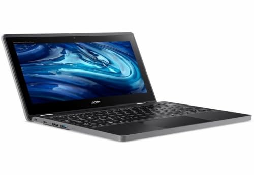 Acer TravelMate Spin B3 B311R-33 TMB311R-33-C872 11.6" Touchscreen Convertible 2 in 1 Notebook - HD - 1366 x 768 - Intel N100 Quad-core (4 Core) - 8 GB Total RAM - 128 GB SSD - Black - New