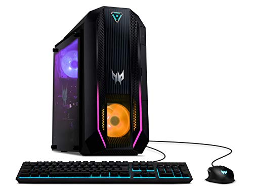 Acer Predator Orion 3000 PO3-630-UR12 Gaming Desktop | 11th Gen Intel Core i7-11700F 8-Core CPU | NVIDIA GeForce RTX 3060Ti | 16GB DDR4 | 1TB NVMe M.2 SSD | Intel Wi-Fi 6 AX201 | RGB Keyboard & Mouse - New