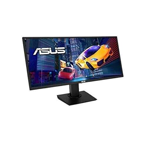 ASUS VP348QGL 34” Ultra-Wide Freesync HDR Gaming Monitor 75Hz 1440P Eye Care DisplayPort HDMI,Black - Used